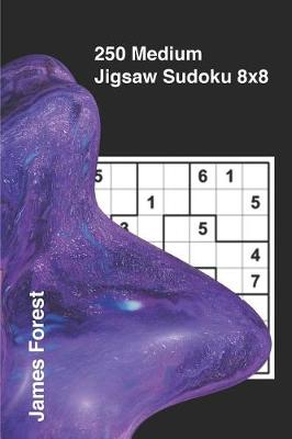 Book cover for 250 Medium Jigsaw Sudoku 8x8