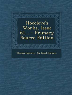 Book cover for Hoccleve's Works, Issue 61...