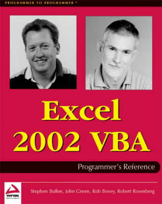 Book cover for Excel 2002 VBA Programmer's Reference