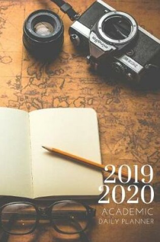 Cover of 2019-2020 Academic Planner With Hours Adventure Themed Daily Organizer