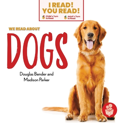 Book cover for We Read about Dogs