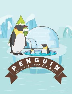 Book cover for Penguin Coloring Book for Kids