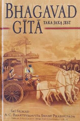 Cover of Bhagavad Gita Taka Jaka Jest [Polish language]