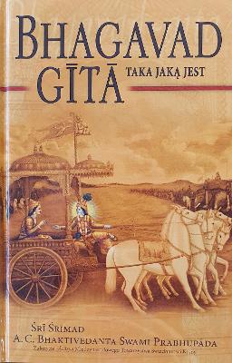 Book cover for Bhagavad Gita Taka Jaka Jest [Polish language]