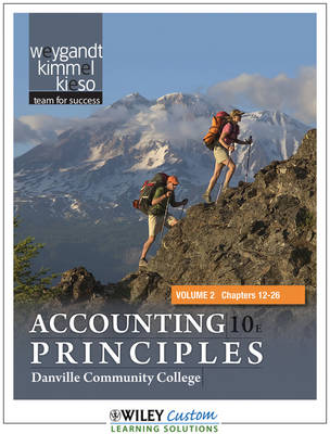Cover of Accounting Principles, Volume 2: Chapters 12-26
