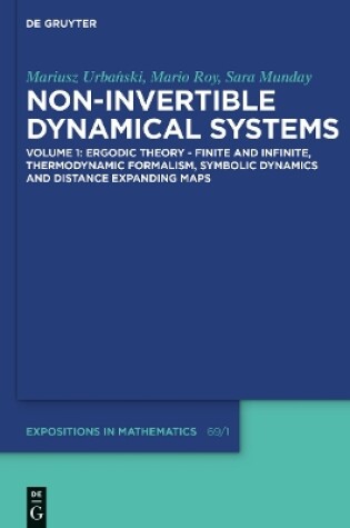 Cover of Ergodic Theory - Finite and Infinite, Thermodynamic Formalism, Symbolic Dynamics and Distance Expanding Maps