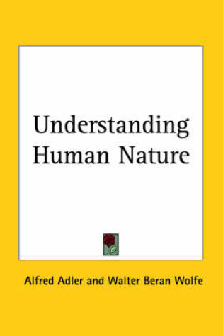 Cover of Understanding Human Nature (1927)