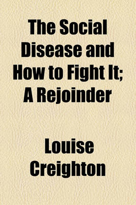 Book cover for The Social Disease and How to Fight It; A Rejoinder