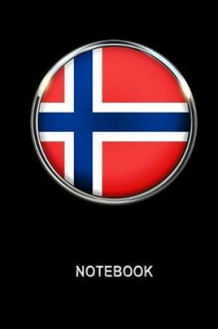 Cover of Notebook. Norway Flag Cover. Composition Notebook. College Ruled. 8.5 x 11. 120 Pages.