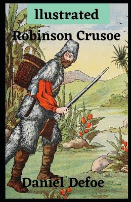 Book cover for Robinson Crusoe llustrated