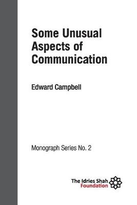 Book cover for Some Unusual Aspects of Communication