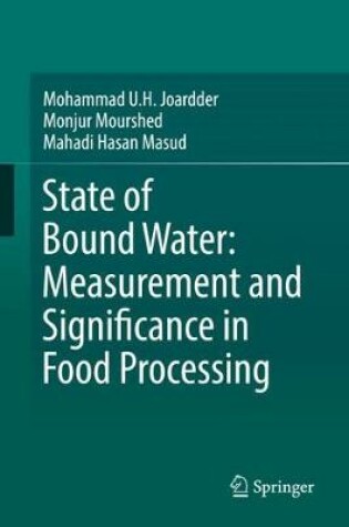Cover of State of Bound Water: Measurement and Significance in Food Processing