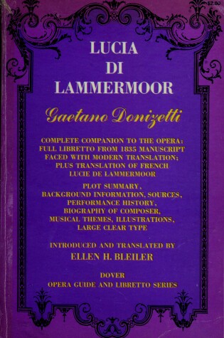 Cover of Lucia Di Lammermoor