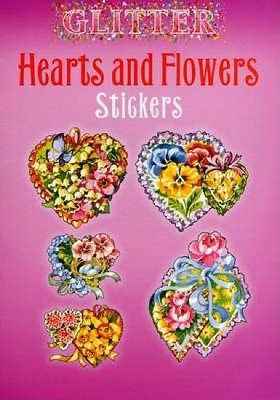 Book cover for Glitter Hearts and Flowers Stickers