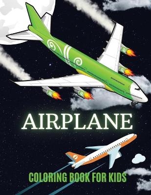 Book cover for Airplane Coloring Book for Kids