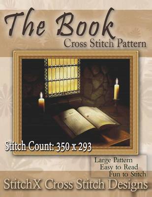 Book cover for The Book Cross Stitch Pattern