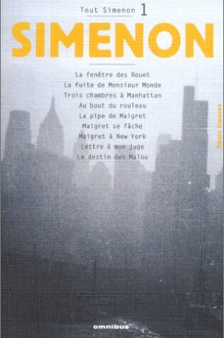 Cover of Tout Simenon 1