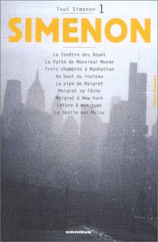Book cover for Tout Simenon 1