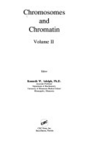 Cover of Chromosomes & Chromatin