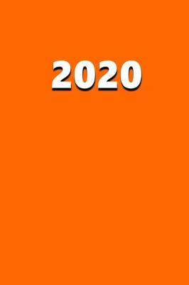 Book cover for 2020 Daily Planner 2020 Safety Orange Color 384 Pages