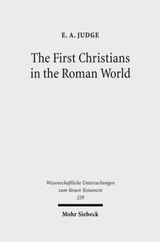 Cover of The First Christians in the Roman World