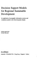 Book cover for Decision Support Models for Regional Sustainable Development