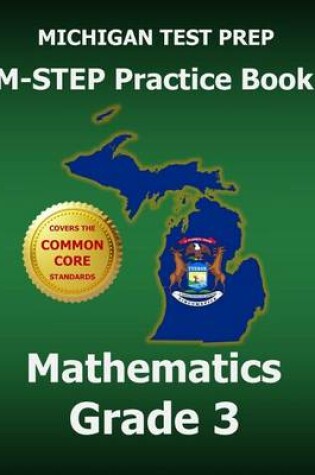 Cover of Michigan Test Prep M-Step Practice Book Mathematics Grade 3