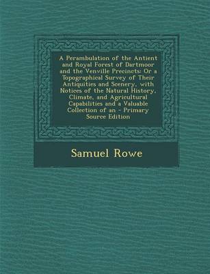 Book cover for A Perambulation of the Antient and Royal Forest of Dartmoor and the Venville Precincts