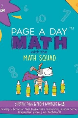 Cover of Page A Day Math Subtraction Book 7