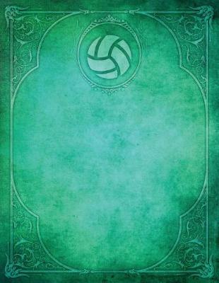 Book cover for Monogram Volleyball Blank Sketchbook