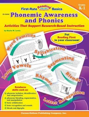 Cover of Phonemic Awareness and Phonics, Grades K - 1