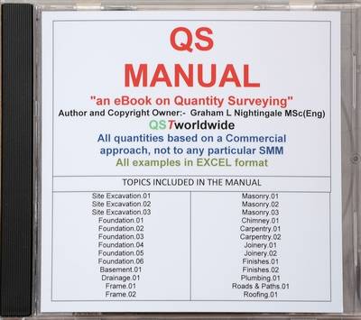 Cover of QS Manual - An ebook on Quantity Surveying (downloadable Version)