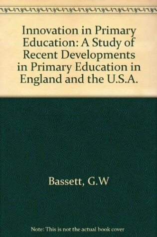 Cover of Innovation in Primary Education