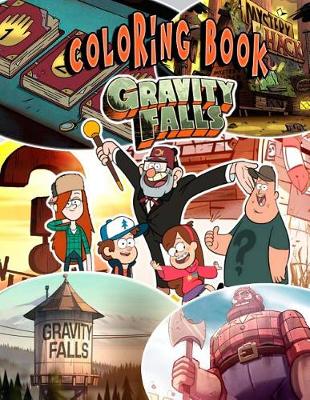 Book cover for Gravity Falls Coloring Book