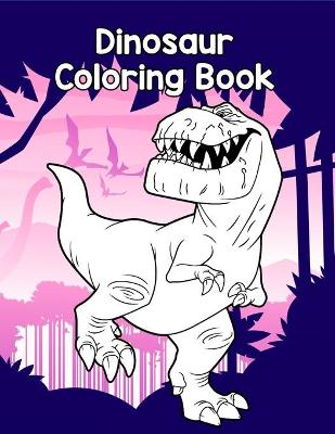 Book cover for Dinosaur Coloring Book