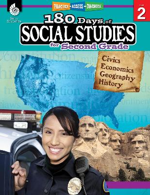 Book cover for 180 Days of Social Studies for Second Grade