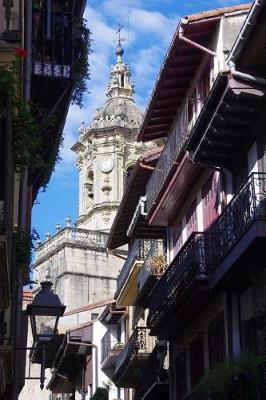 Book cover for Narrow Alley in San Sebastien Guipuzcoa Donostia, Spain Journal