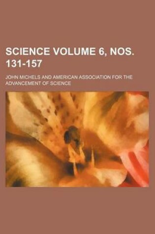 Cover of Science Volume 6, Nos. 131-157