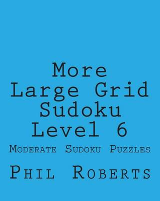 Book cover for More Large Grid Sudoku Level 6