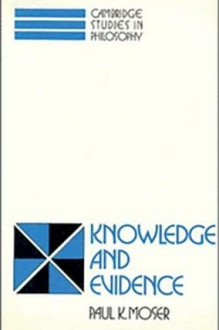 Cover of Knowledge and Evidence