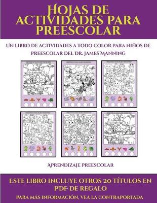 Cover of Aprendizaje preescolar (Hojas de actividades para preescolar)