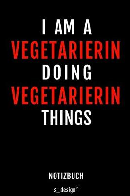 Book cover for Notizbuch fur Vegetarierin