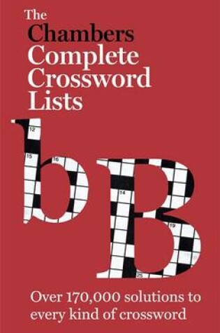 Cover of Chambers Crossword Lists