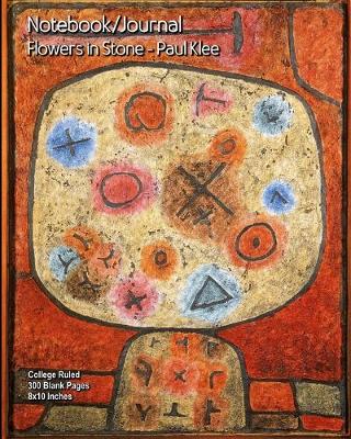 Book cover for Notebook/Journal - Flowers in Stone - Paul Klee