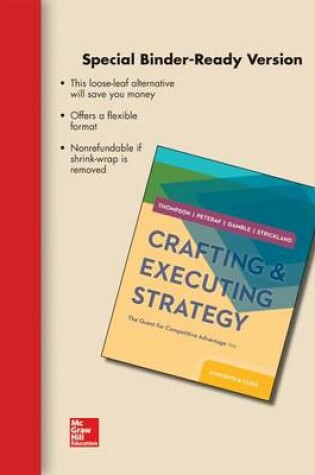 Cover of Loose-Leaf Crafting and Executing Strategy: The Quest for Competitive Advantage: Concepts and Cases