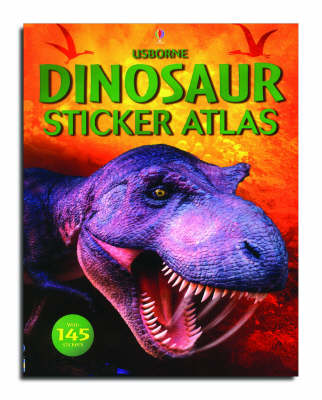 Book cover for Sticker Atlas Dinosaurs