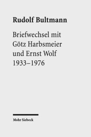 Cover of Briefwechsel mit Goetz Harbsmeier und Ernst Wolf