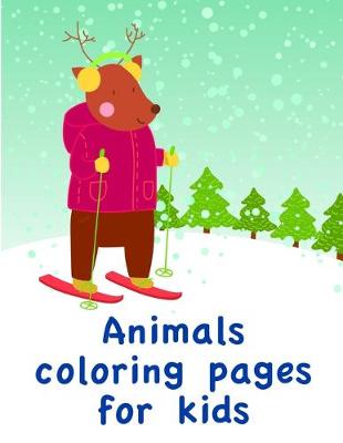 Cover of Animals coloring pages for kids