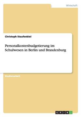 Book cover for Personalkostenbudgetierung im Schulwesen in Berlin und Brandenburg