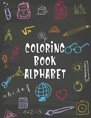 Book cover for Coloring Book Alphabet